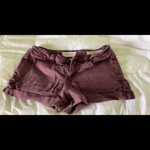 Red pacsun super stretch shorts